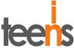 Teens In logo in gray and orange.